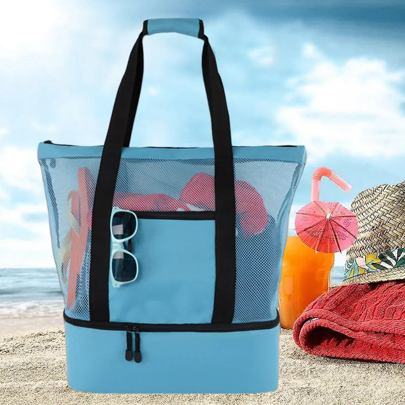 2-in-1 Portable Mesh Detachable Tote Bag