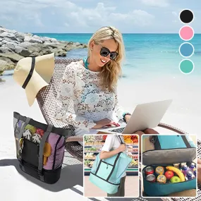 2-in-1 Portable Mesh Detachable Tote Bag