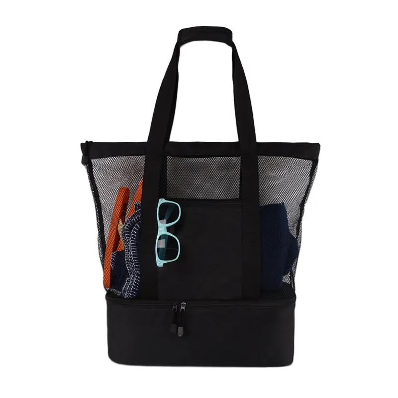 2-in-1 Portable Mesh Detachable Tote Bag