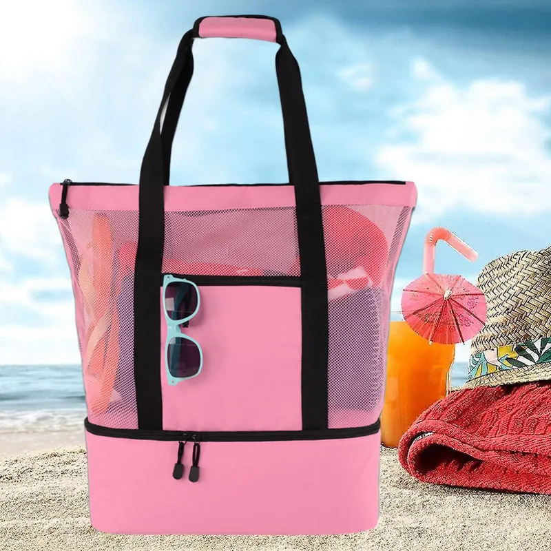 2-in-1 Portable Mesh Detachable Tote Bag