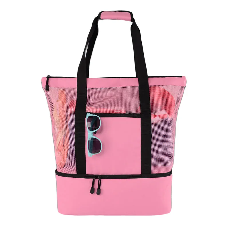 2-in-1 Portable Mesh Detachable Tote Bag