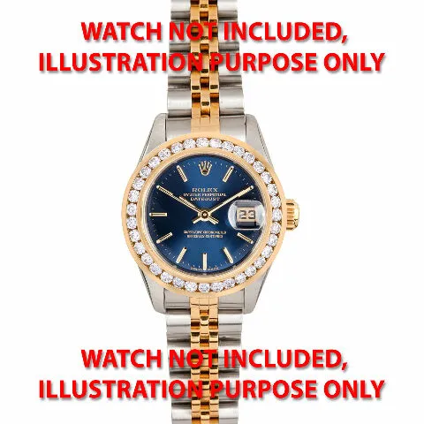 26MM DIAMOND BEZEL FOR ROLEX DATEJUST PRESIDENT 1.50CT CHANNEL SET 14K YELLOW