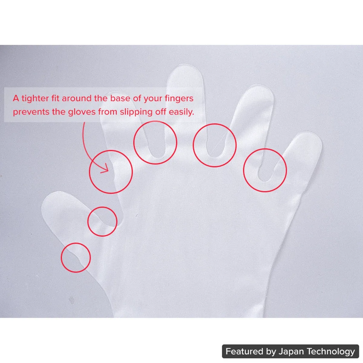 27 Micron Five-Finger-Squeeze Embossed Gloves (200/pack)