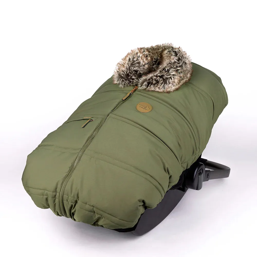 3 Seasons Car Seat Cover | Olive Green