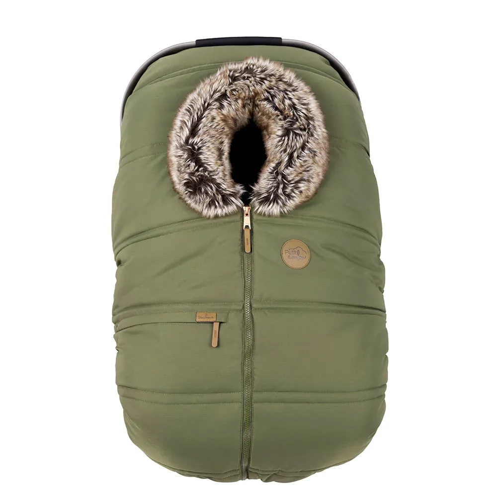 3 Seasons Car Seat Cover | Olive Green