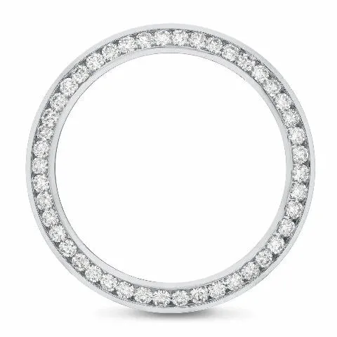 3CT CHANNEL DIAMOND BEZEL STAINLESS STEEL FOR ROLEX DATEJUST 2 116300, 116334