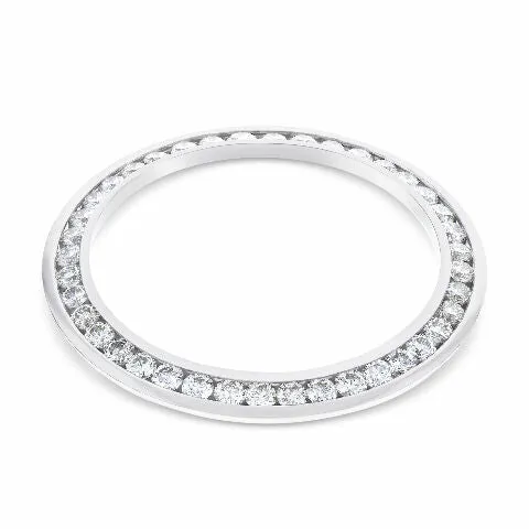 3CT CHANNEL DIAMOND BEZEL WATCH PART FOR ROLEX SUBMARINER, GMT MASTER 2, DAYTONA