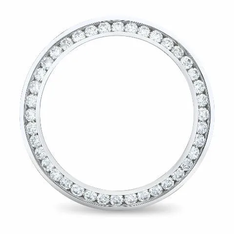 3CT CHANNEL DIAMOND BEZEL WATCH PART FOR ROLEX SUBMARINER, GMT MASTER 2, DAYTONA