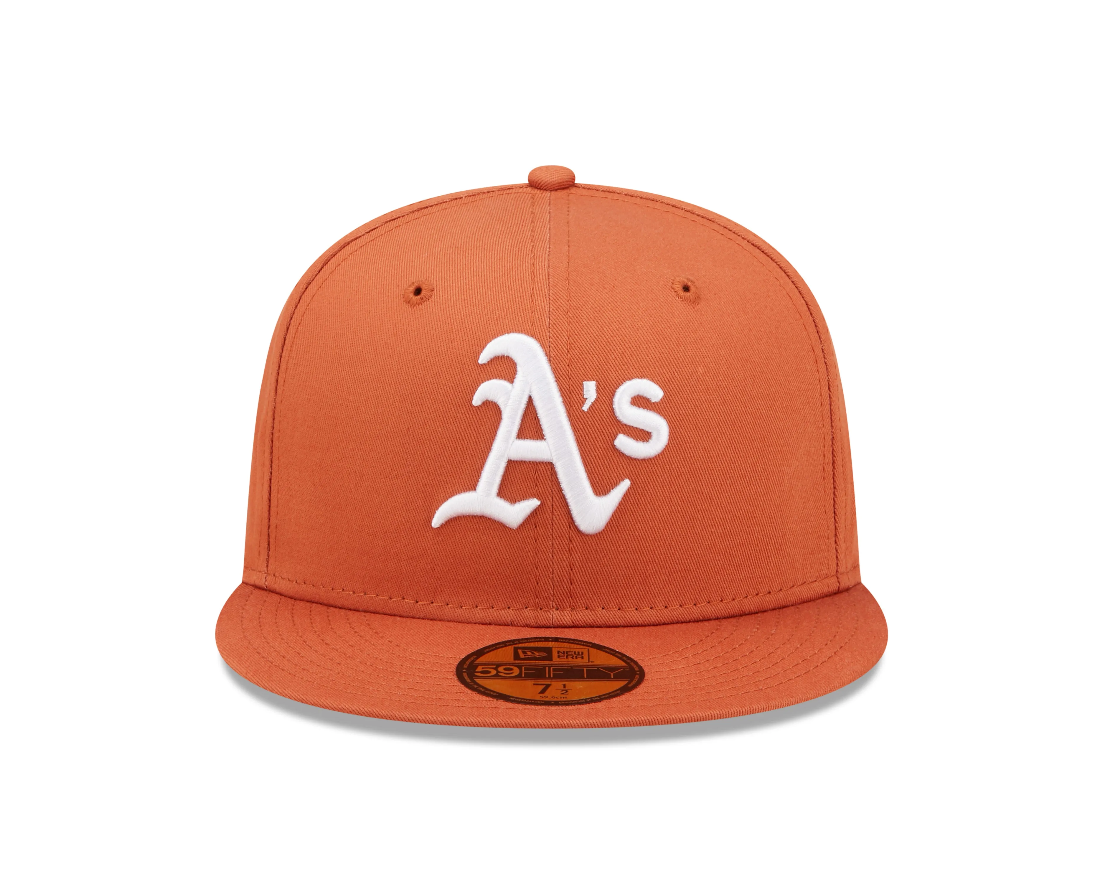 59Fifty Fitted Cap League Essential Oakland Athletics - Rust/White