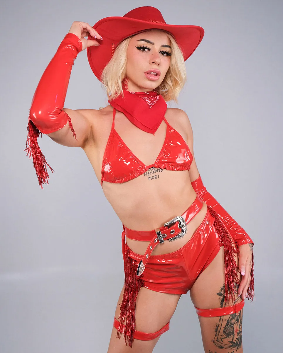 5pc Get 'Em Cowgirl Costume