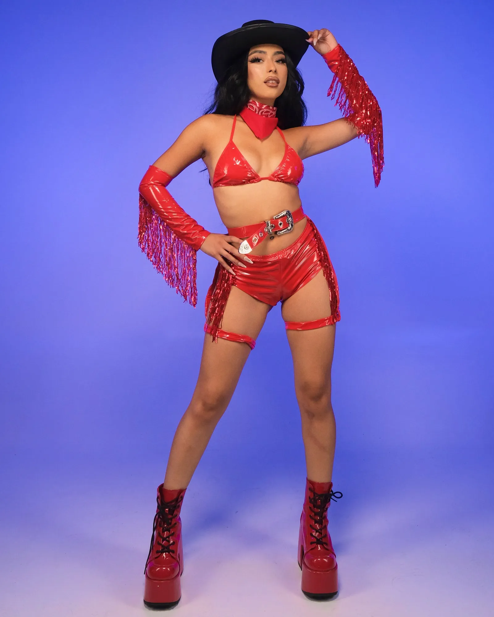 5pc Get 'Em Cowgirl Costume