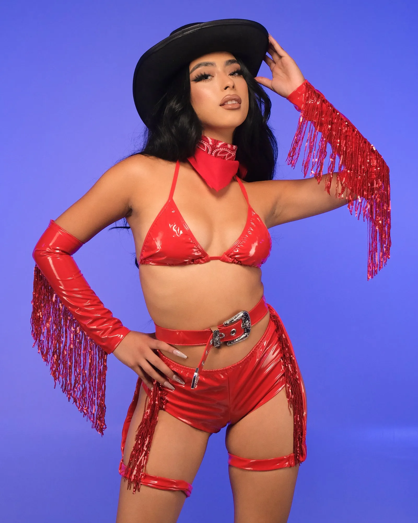 5pc Get 'Em Cowgirl Costume