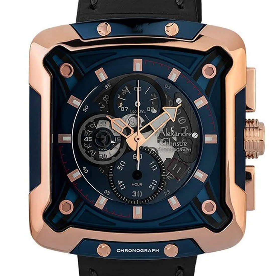 Alexandre Christie Quartz Chronograph Mens Watch 3039MCLURBU