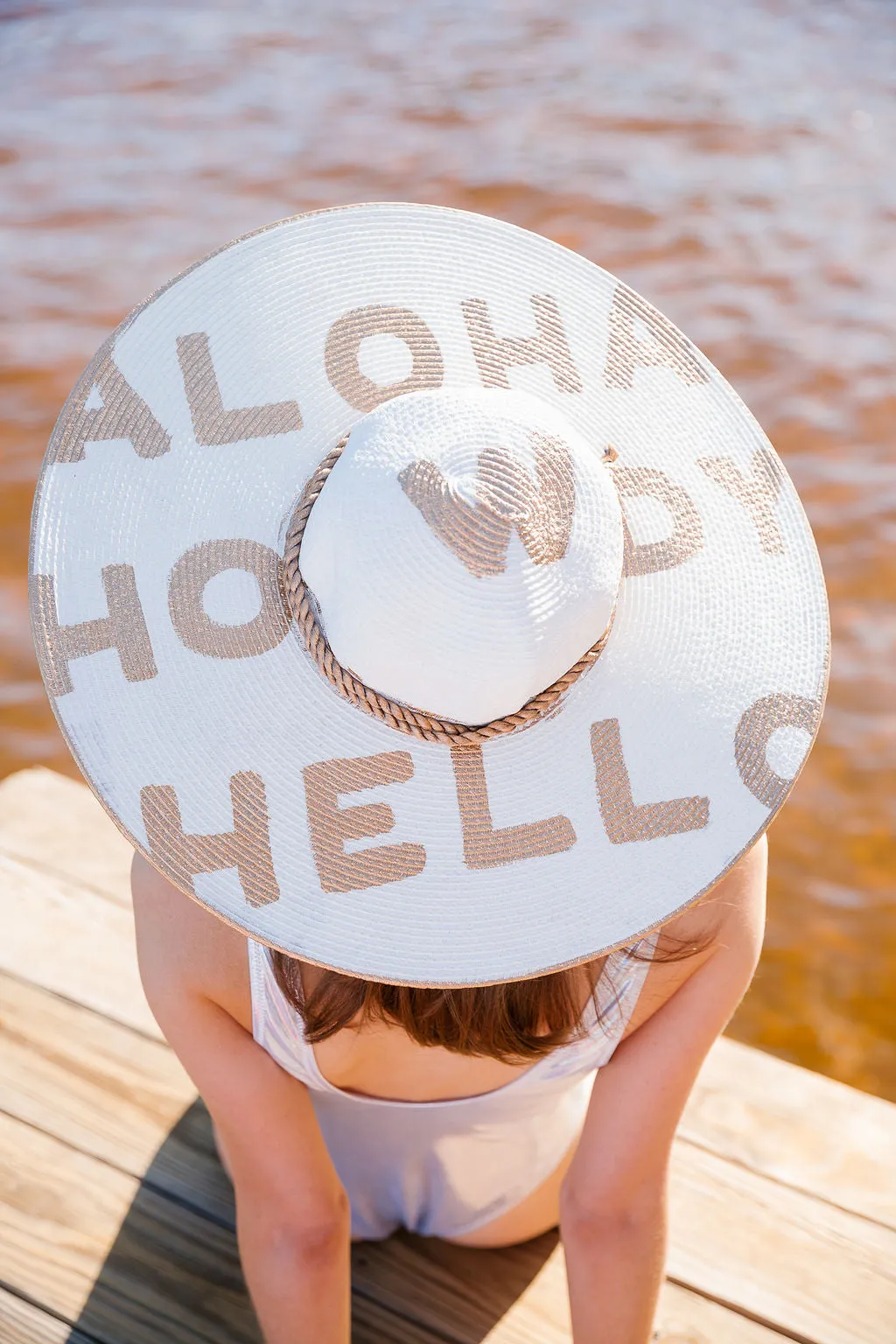 ALOHA COWGIRL SUN HAT