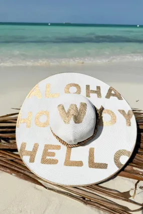 ALOHA COWGIRL SUN HAT