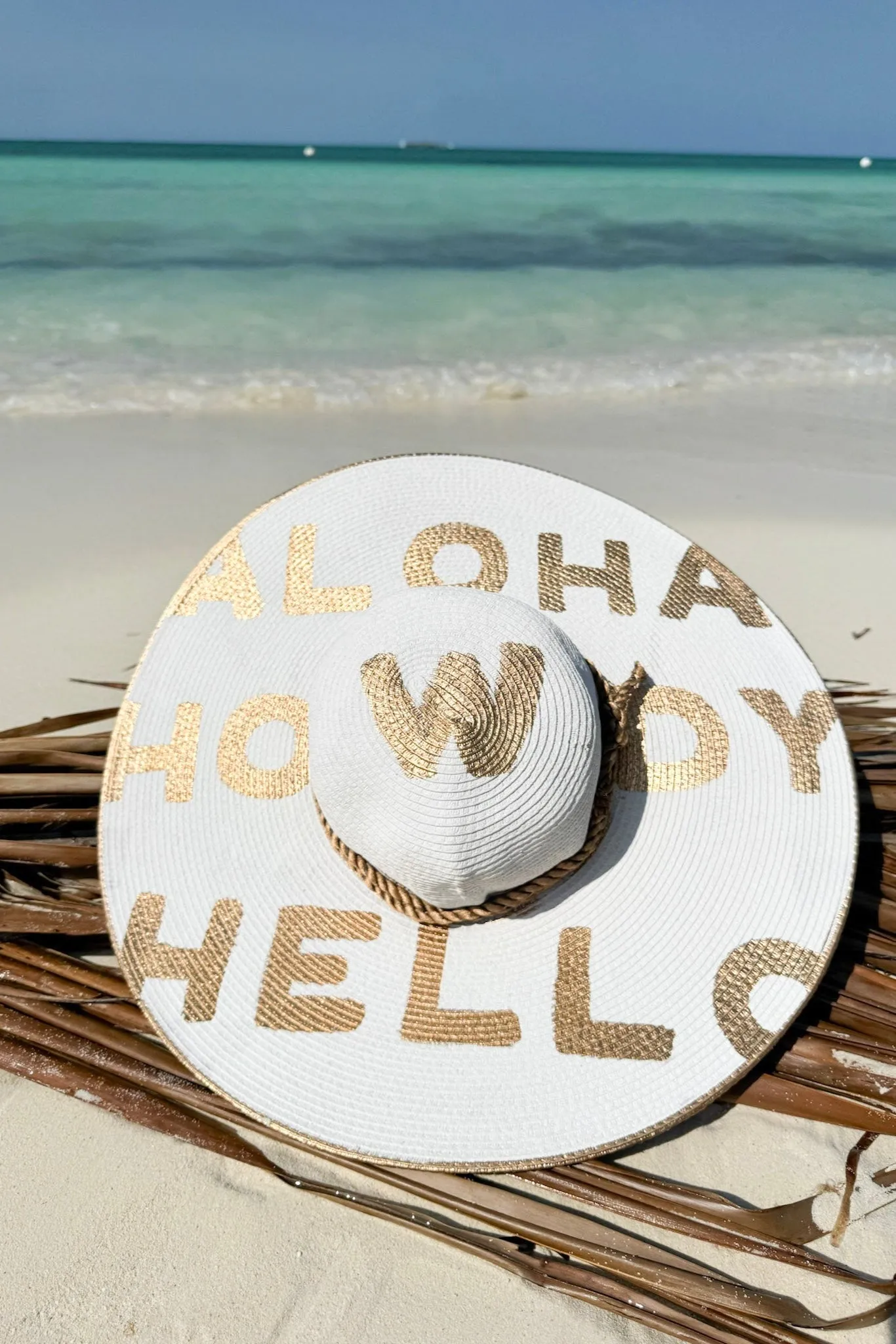 ALOHA COWGIRL SUN HAT