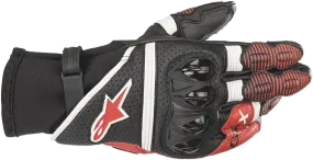 ALPINESTARS GPX V2  Gloves - Black/White/Red - Large 3567219-1304-L
