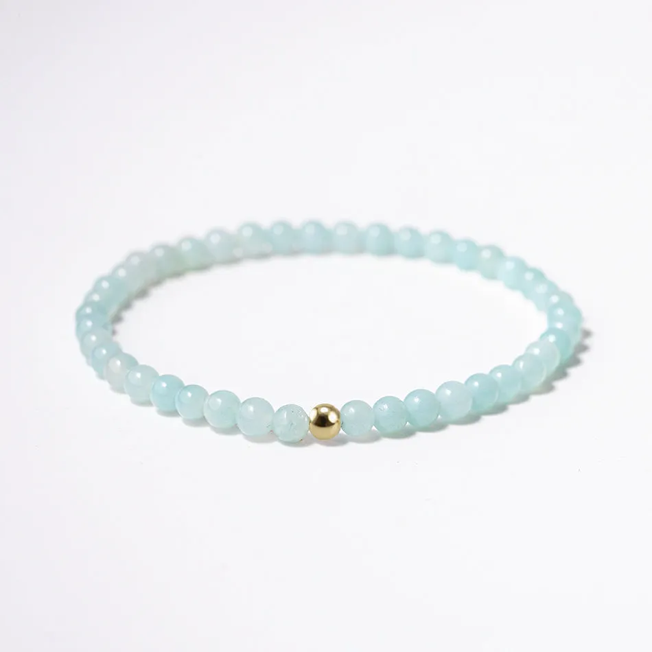 Amazonite Gemstone Bracelet 4mm