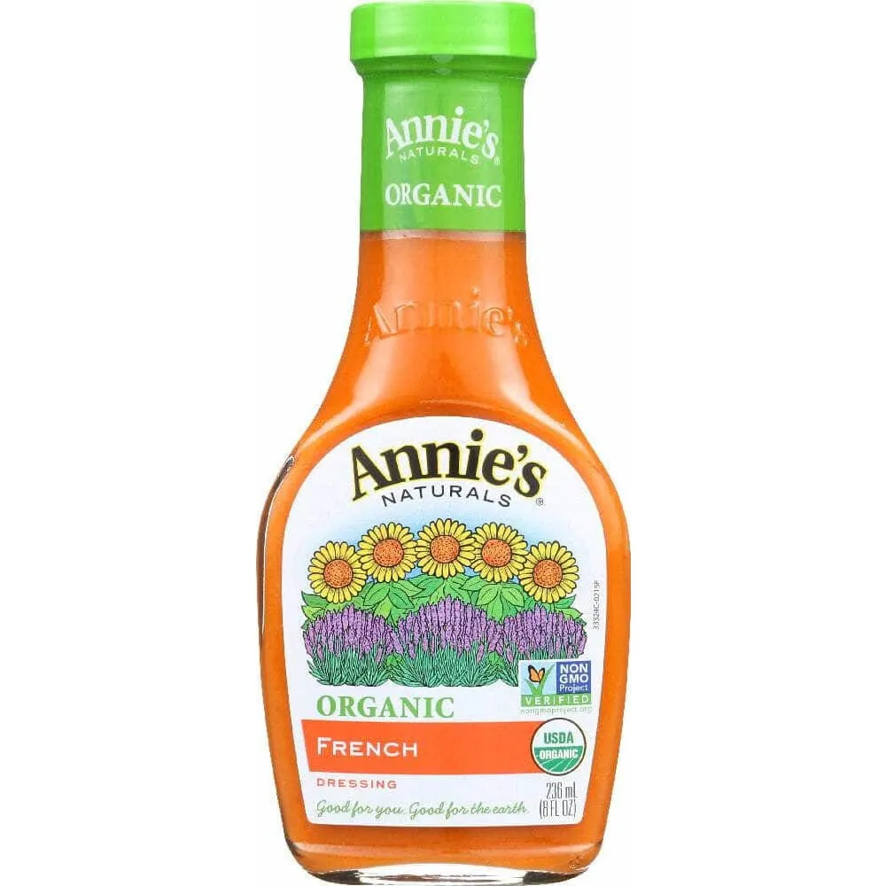 Annie's Naturals Organic French Dressing, 8 oz (Case of 3)