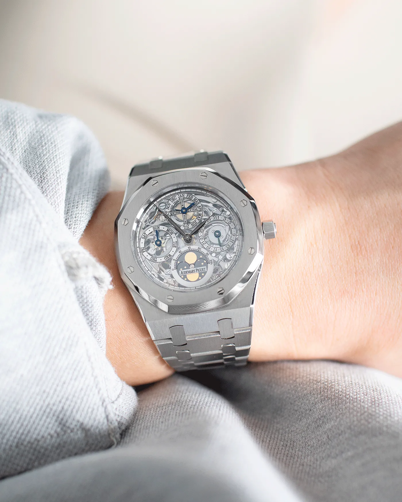 Audemars Piguet Royal Oak Perpetual Calendar Openworked 25829ST