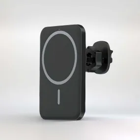 AutoCharge MagMount: Magnetic Wireless In-Car Charger | Phone Holder Mount w/Vent Bracket