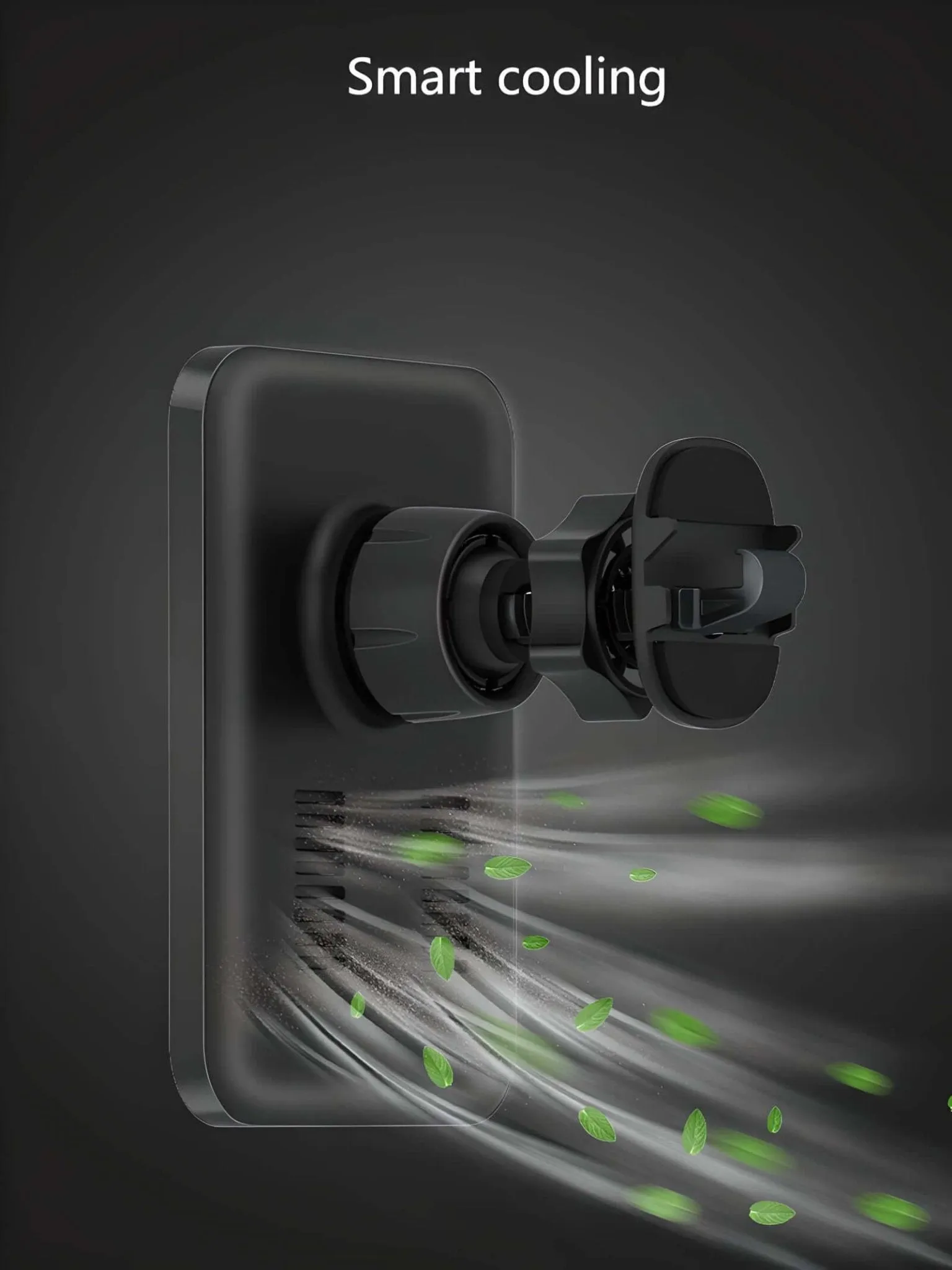 AutoCharge MagMount: Magnetic Wireless In-Car Charger | Phone Holder Mount w/Vent Bracket