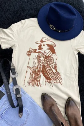 BC COWGIRL SKETCH- CREAM