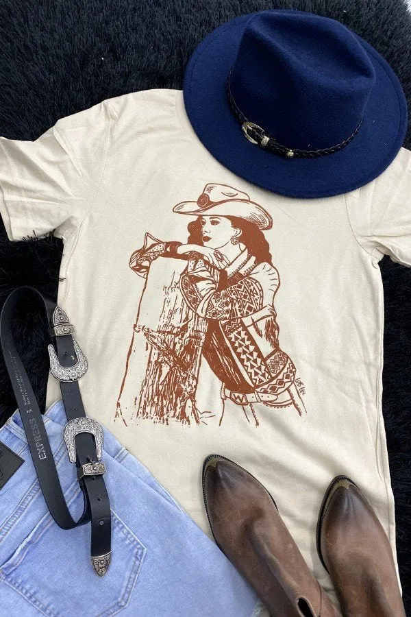 BC COWGIRL SKETCH- CREAM