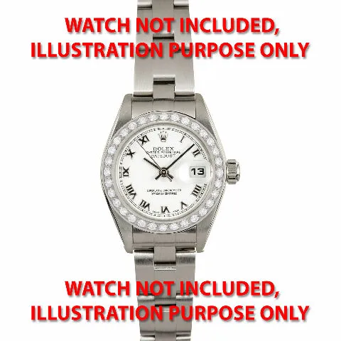 BEAD SET DIAMOND BEZEL FOR ROLEX 6516, 6517, 6519, 6916, 6917, 6919, 6927 18KW