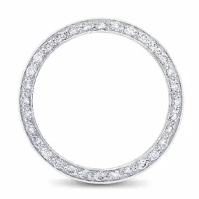 BEAD SET DIAMOND BEZEL FOR ROLEX 6516, 6517, 6519, 6916, 6917, 6919, 6927 18KW