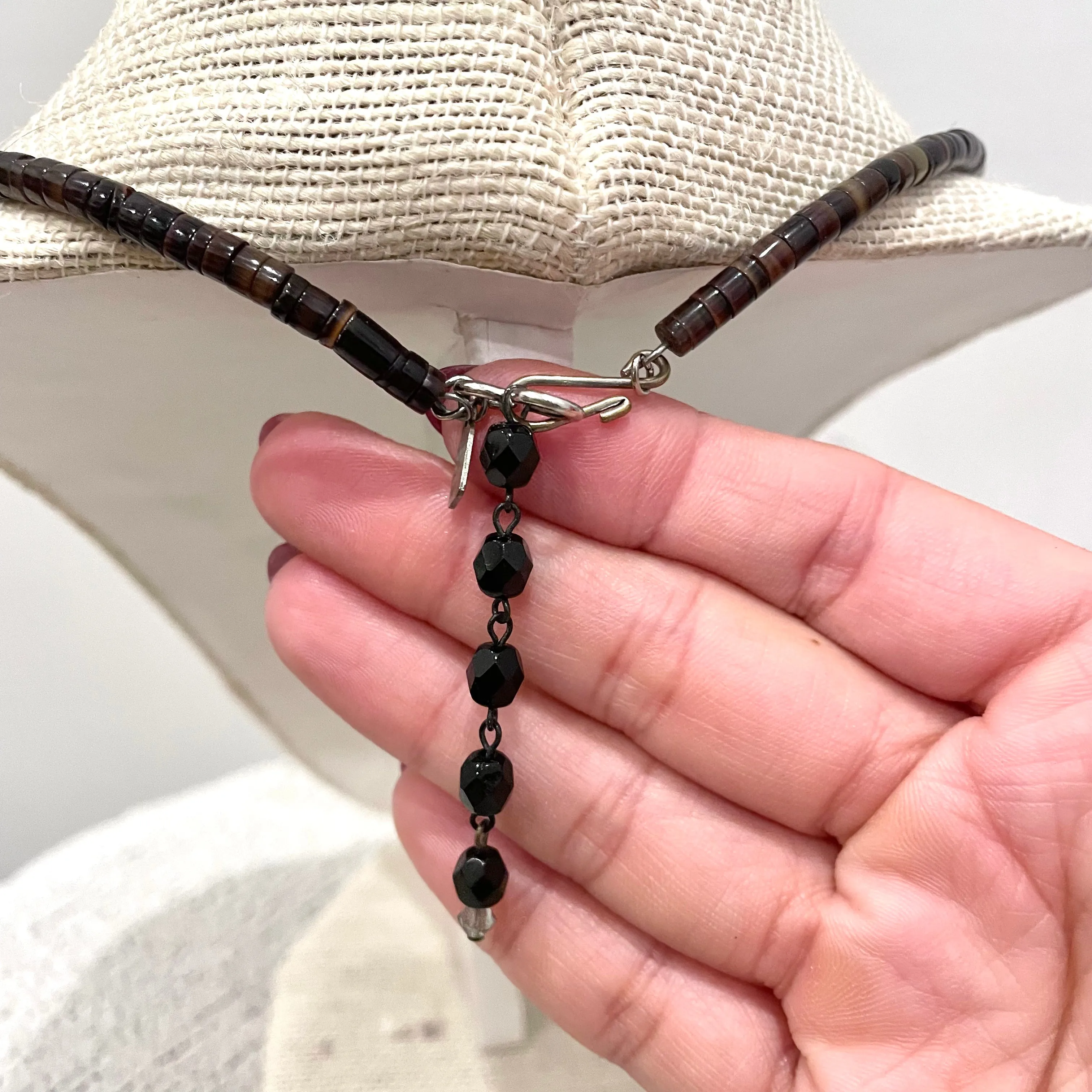Beaded Black Jewelry Set