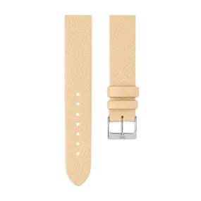 Beige - Saffiano Leather Watch Strap For Rolex Oyster Perpetual
