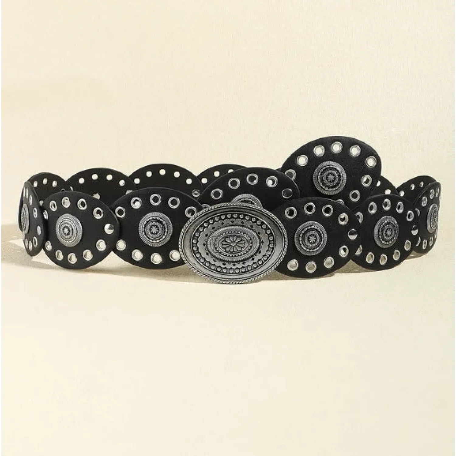 Black Oval Belt