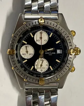 BREITLING Ref# 82804 Chronograph Stainless Steel Automatic M. - $15K APR w/ COA!
