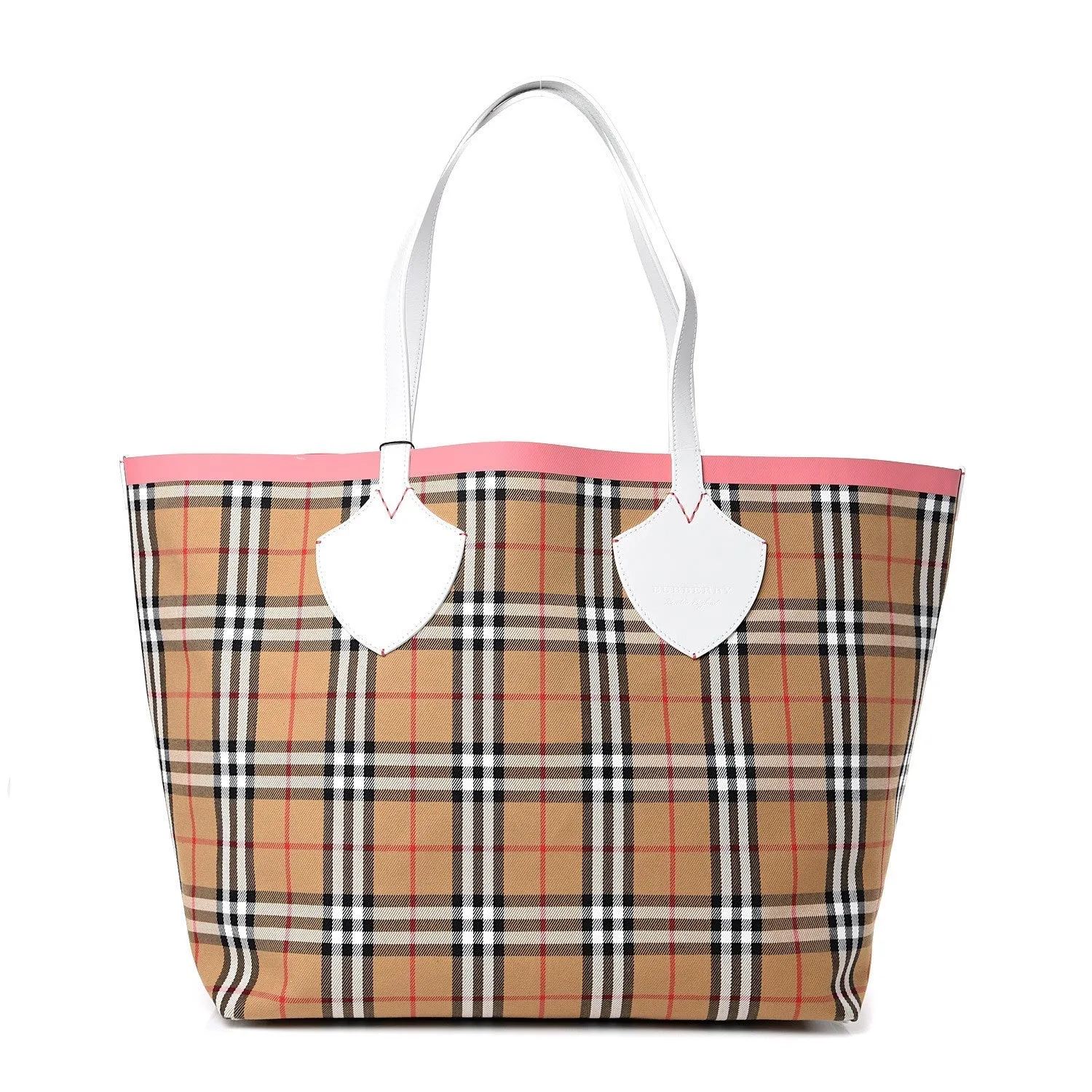 Burberry Vintage Check The Giant Reversible Tote
