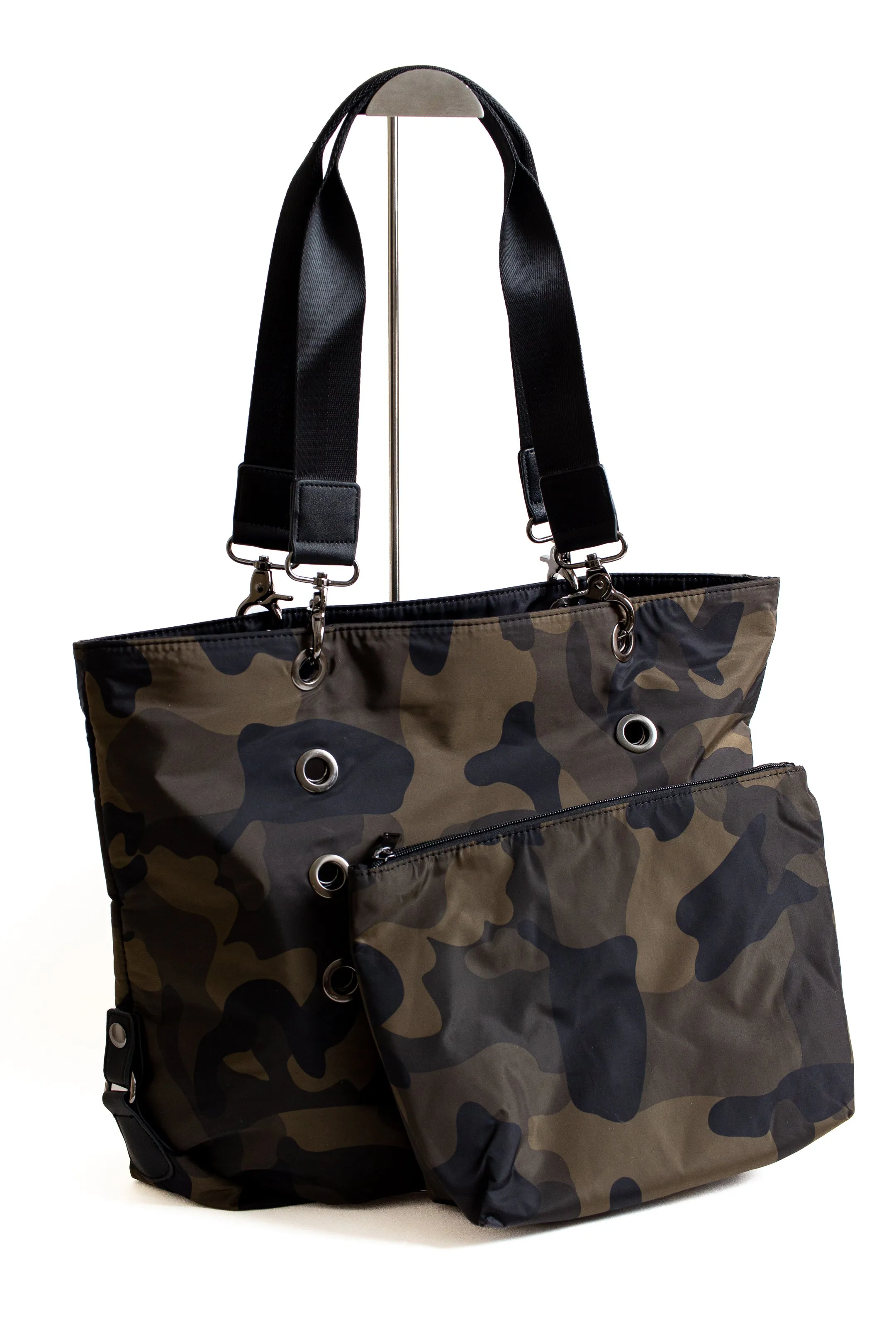Camouflage Medium Reversible Tote with Inside Pouch