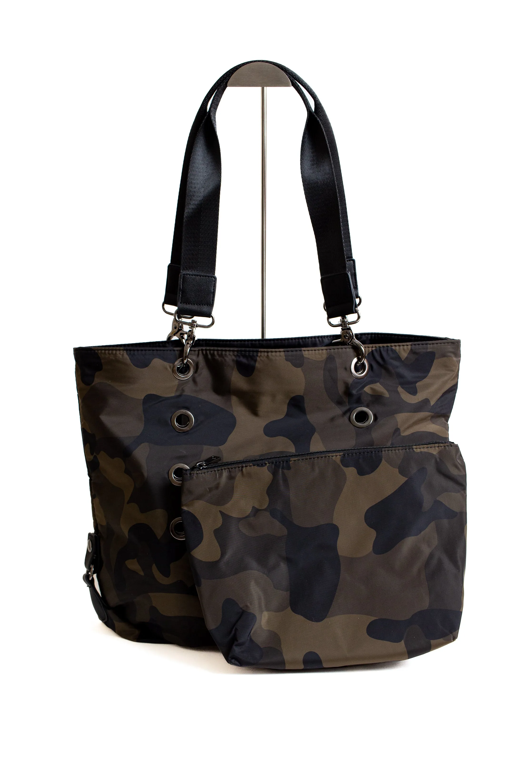 Camouflage Medium Reversible Tote with Inside Pouch