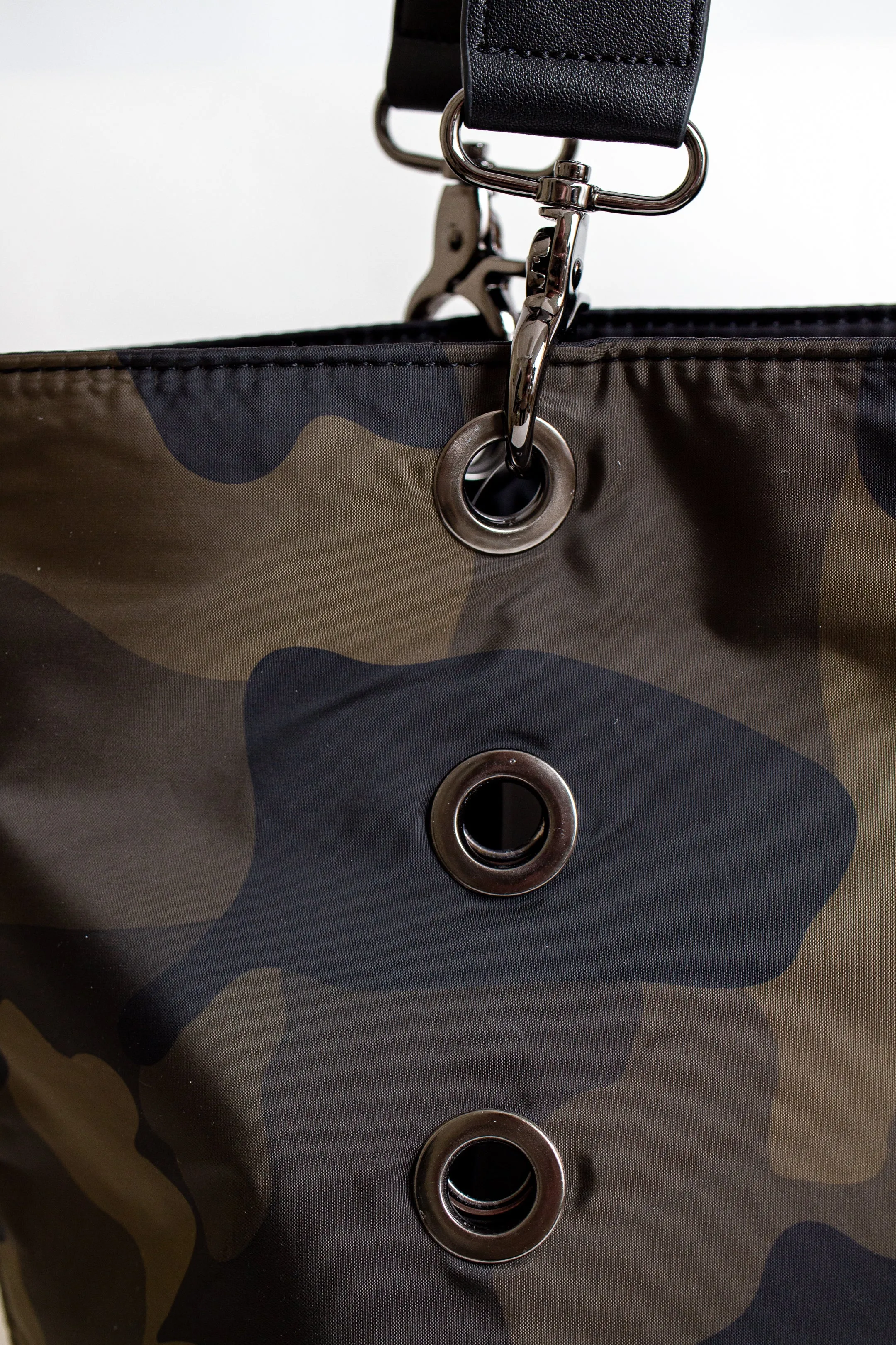 Camouflage Medium Reversible Tote with Inside Pouch