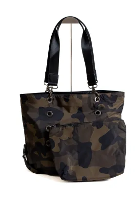Camouflage Medium Reversible Tote with Inside Pouch