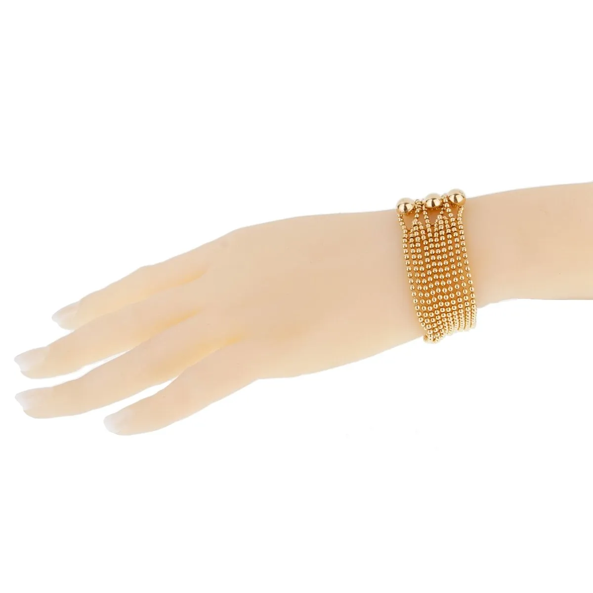 Cartier Yellow Gold Draperie Womens Bracelet