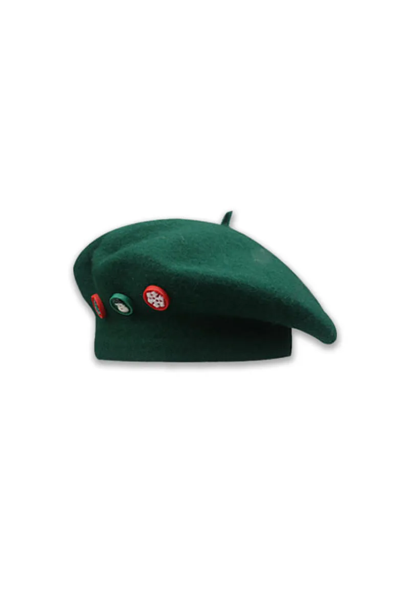 Christmas 100 Wool French Beret Hat