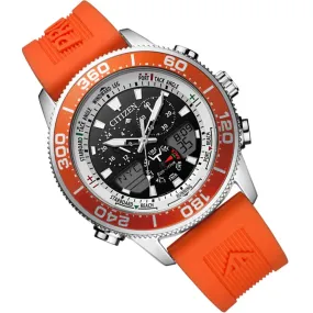 Citizen Promaster Marine Yacht Eco-Drive Black Dial Male 200m Watch JR4061-18E