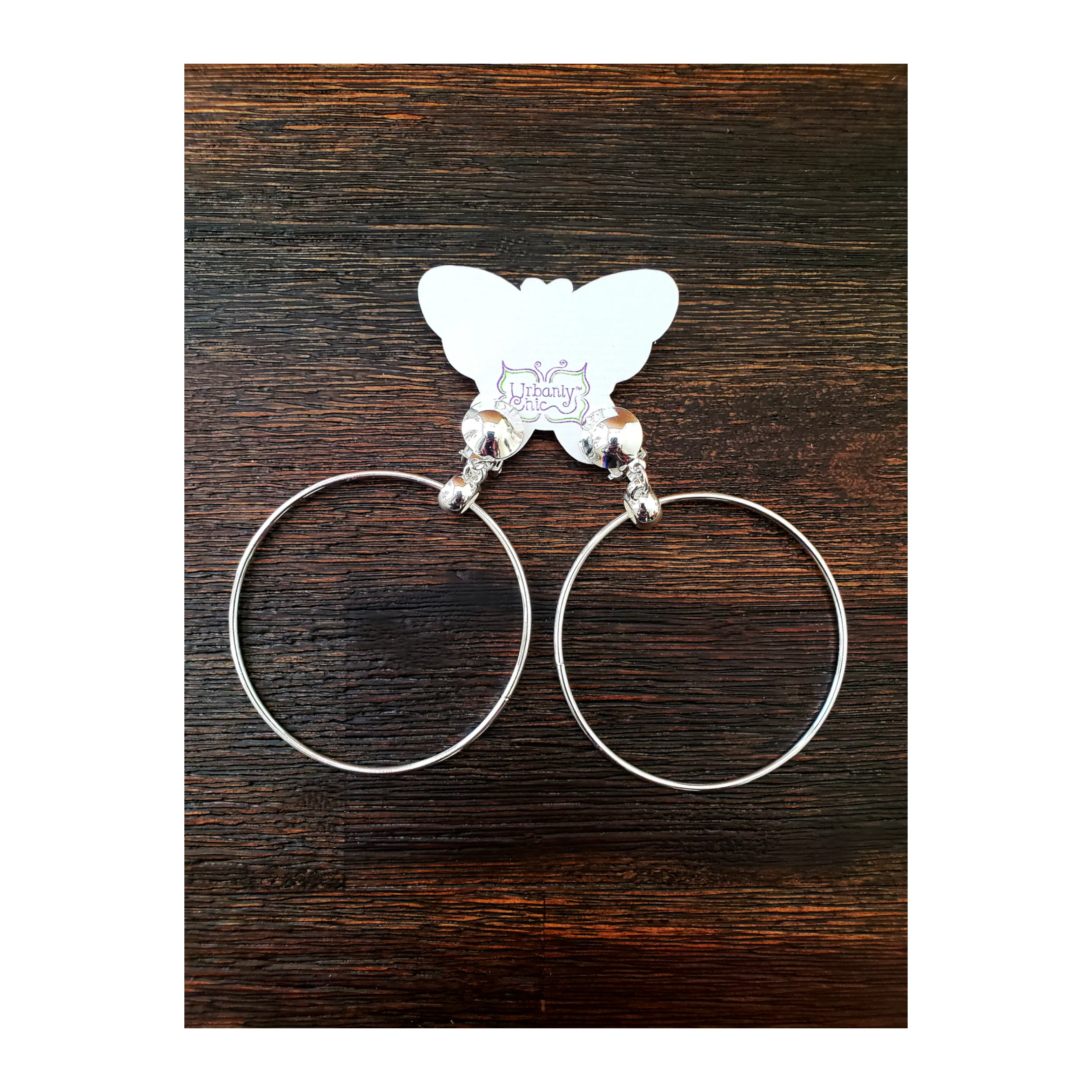 *Clip-On* Classic Hoop Drop Earrings