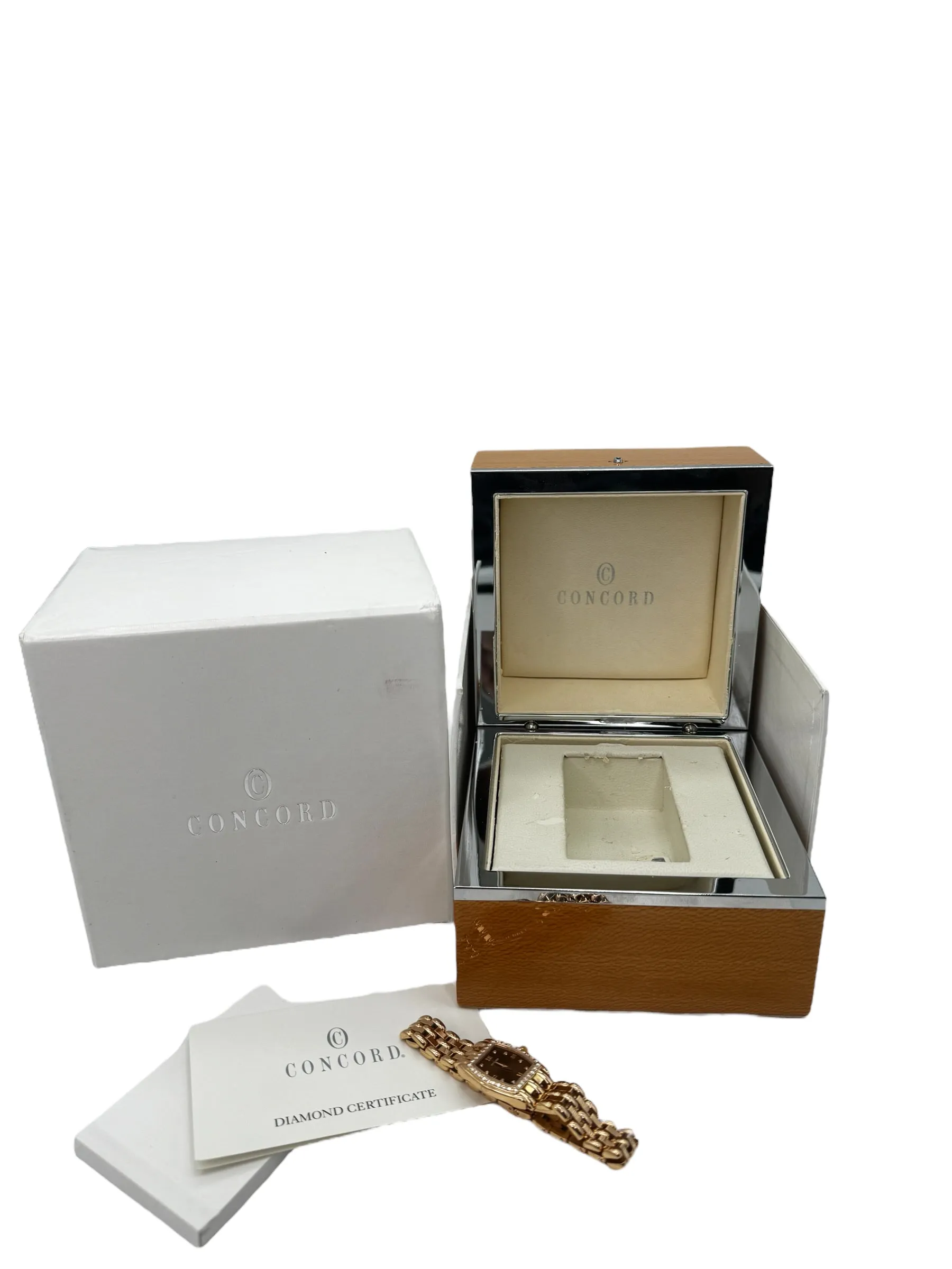 Concord 18K Solid Yellow Gold and Diamond Ladies Watch