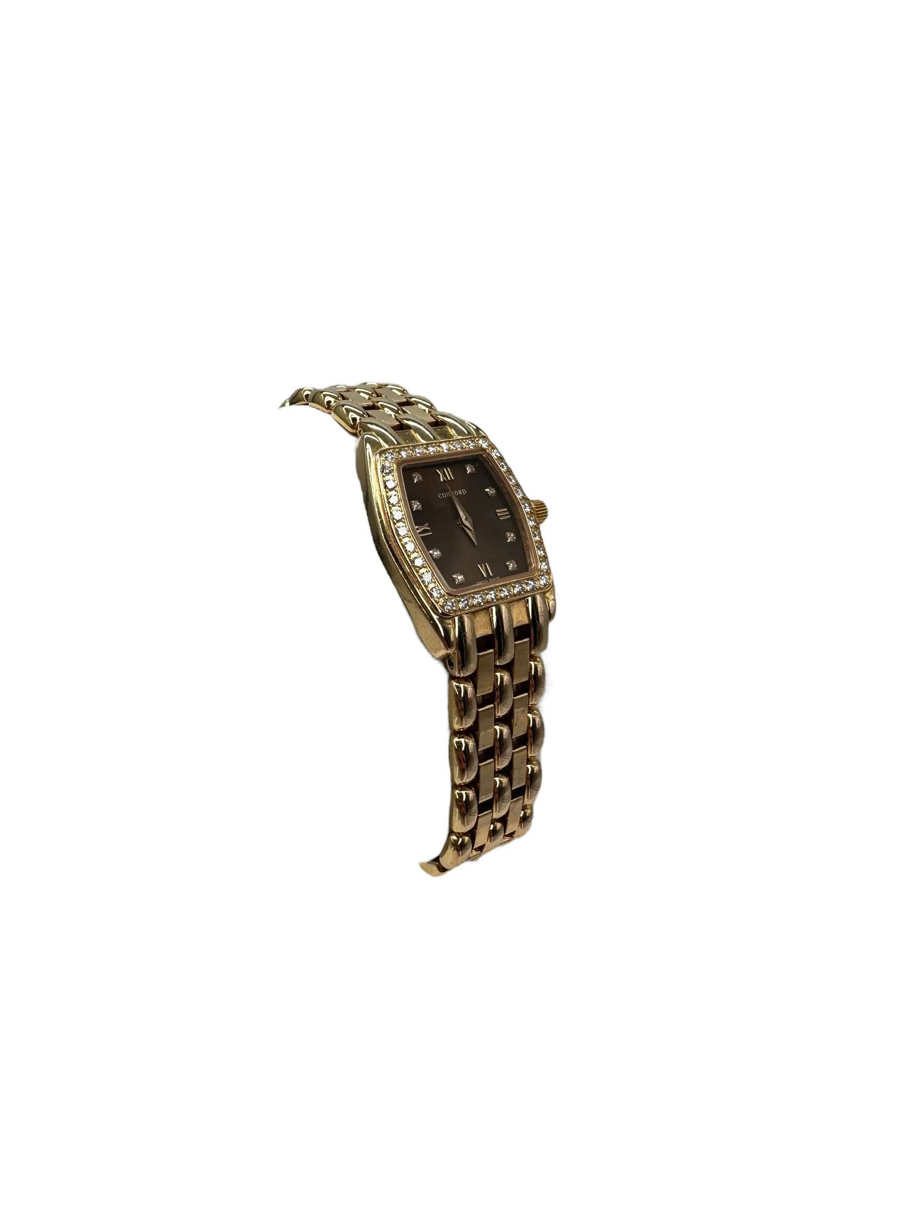 Concord 18K Solid Yellow Gold and Diamond Ladies Watch