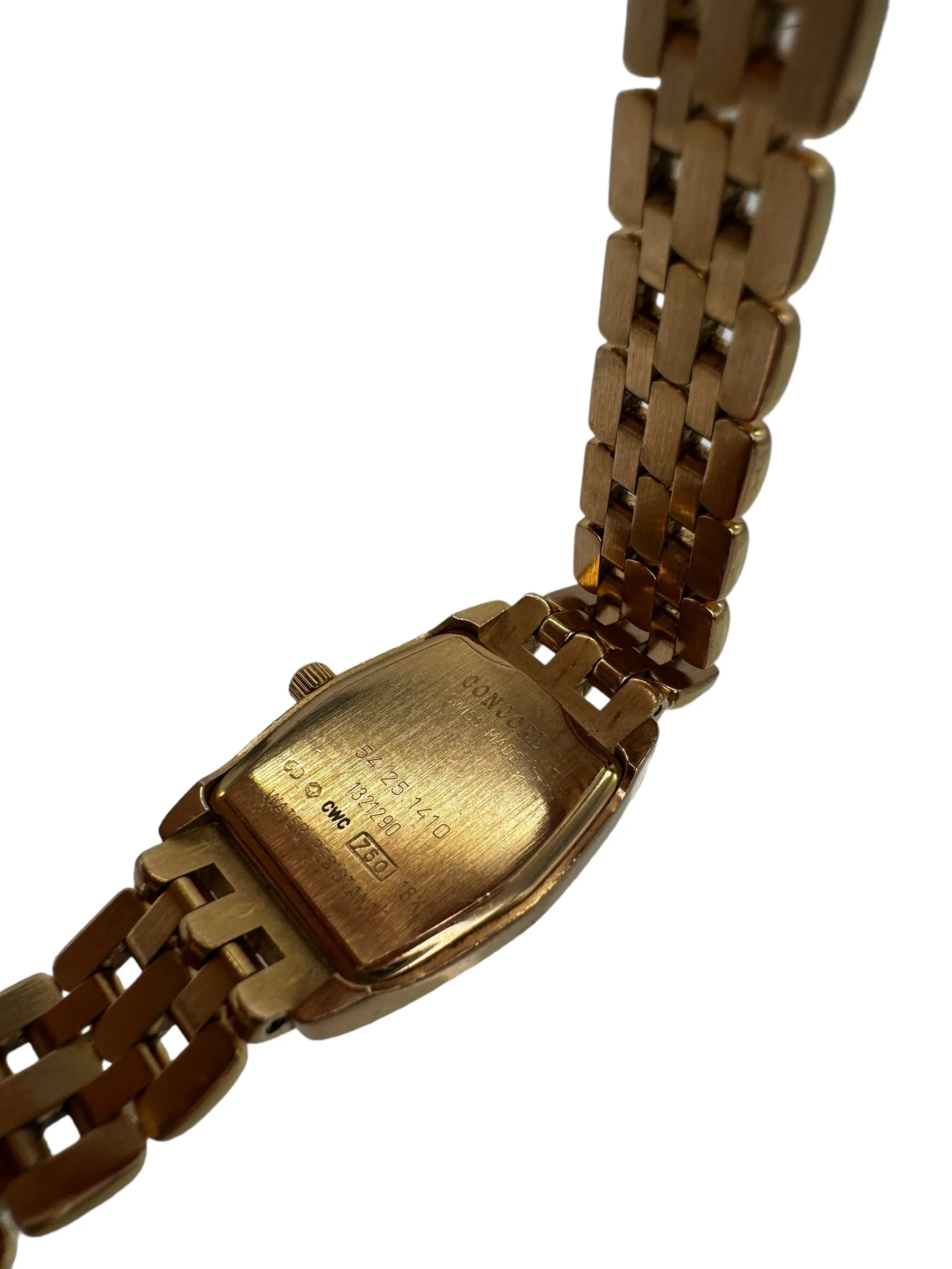 Concord 18K Solid Yellow Gold and Diamond Ladies Watch