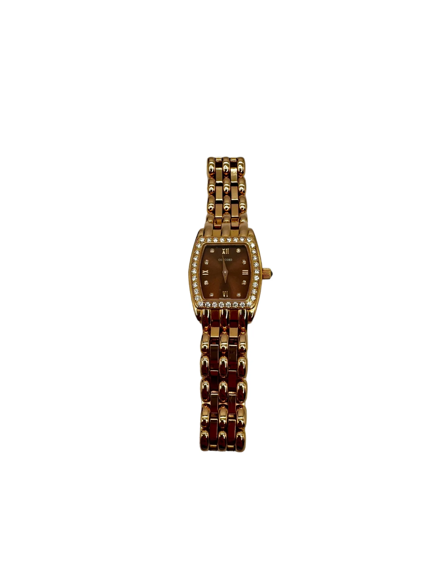 Concord 18K Solid Yellow Gold and Diamond Ladies Watch