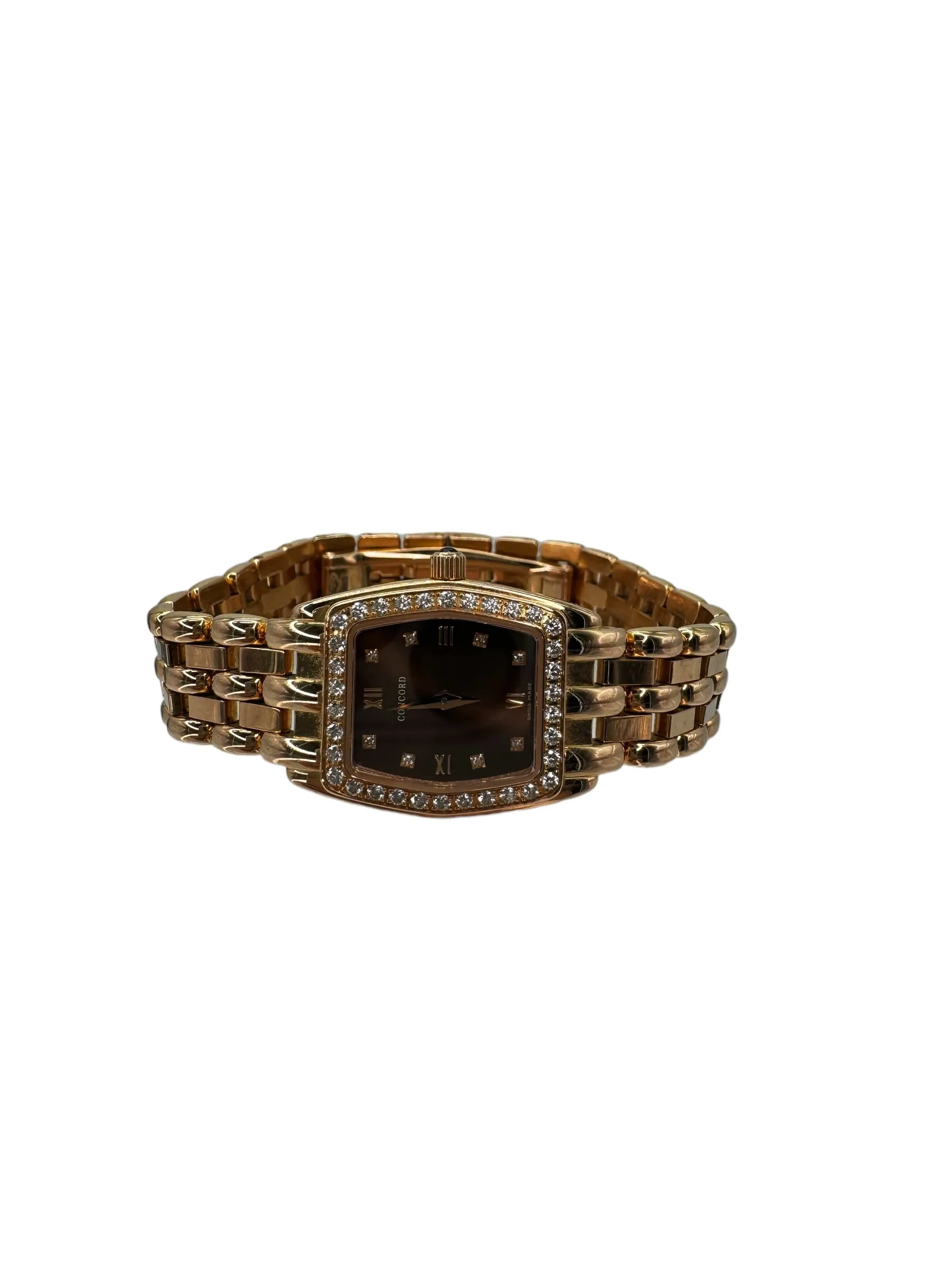 Concord 18K Solid Yellow Gold and Diamond Ladies Watch