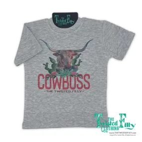 Cowboss - S/S Adult Women's Tee - Gray