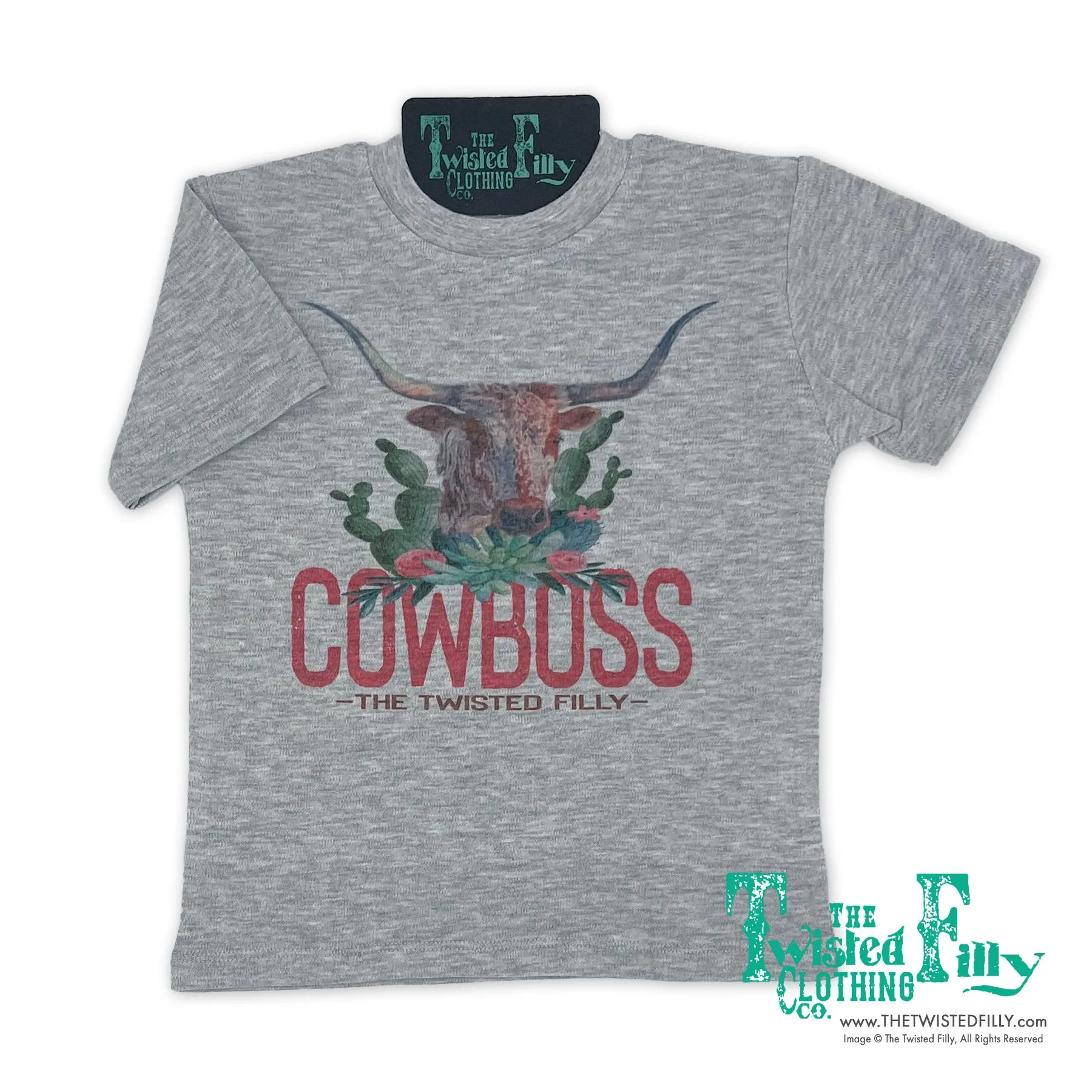 Cowboss - S/S Adult Women's Tee - Gray